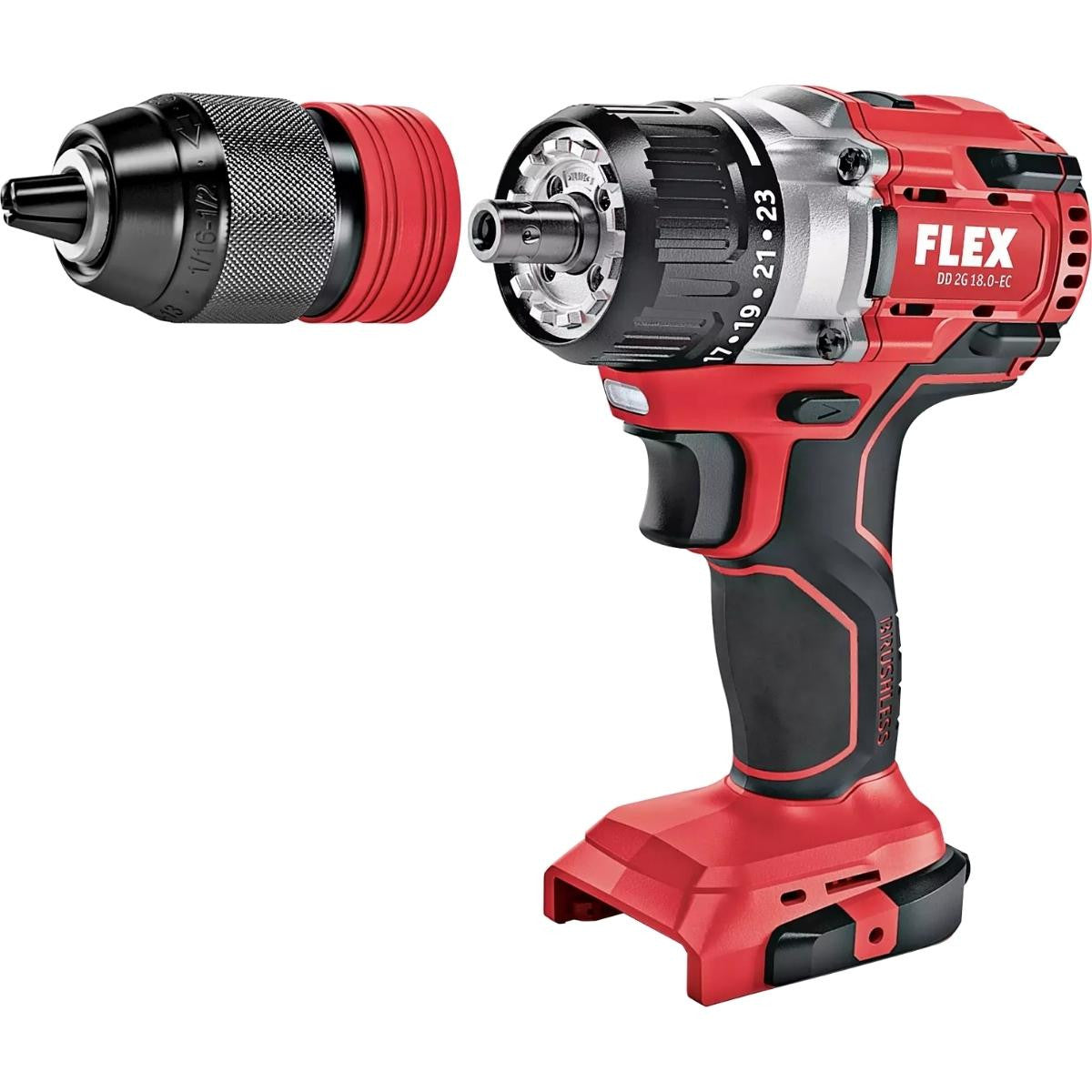Perceuse visseuse dd 2g 18.0-ec c solo 491225 flex