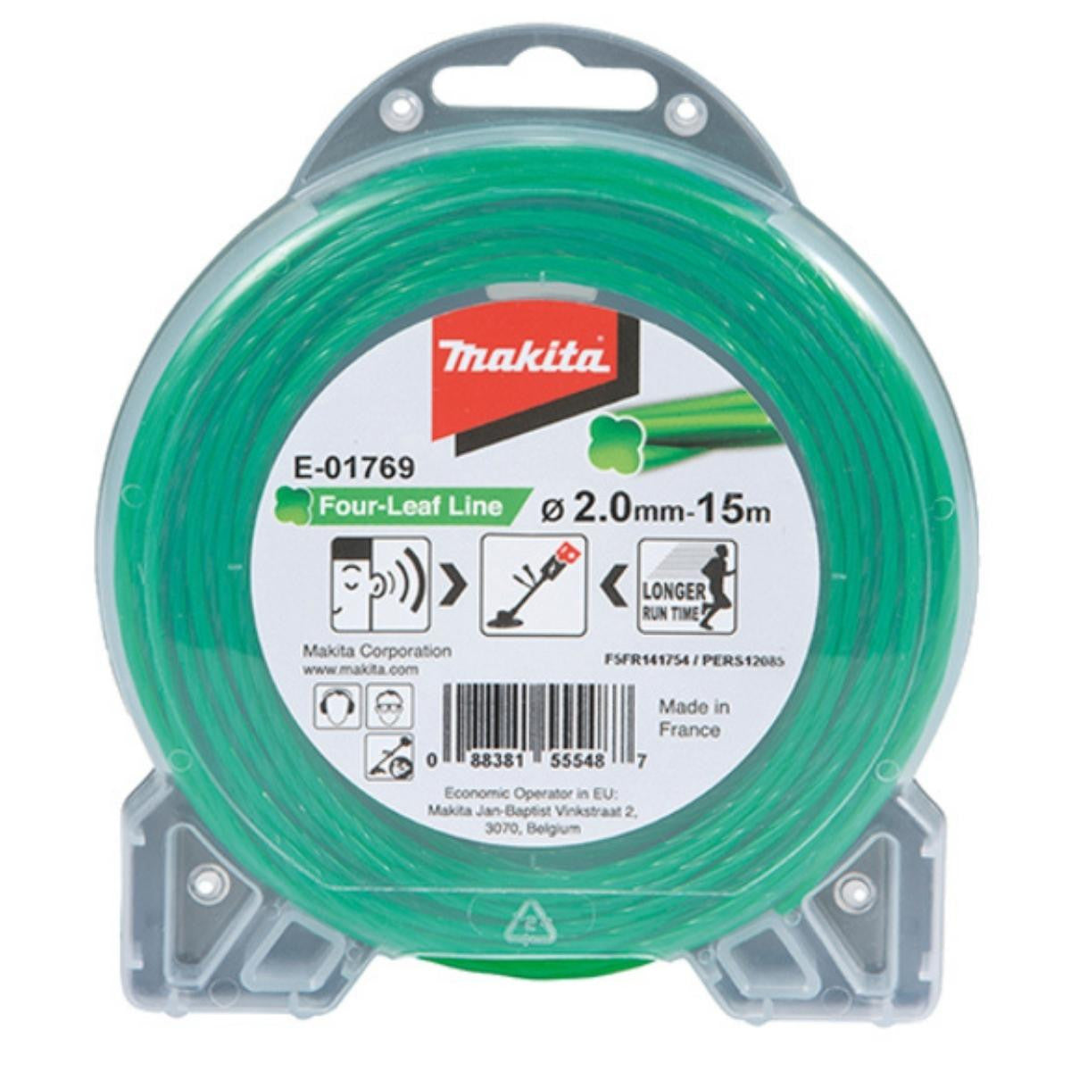 Bobine de fil ø2mm pour débroussailleuse 15 ou 30 m e-01769 makita