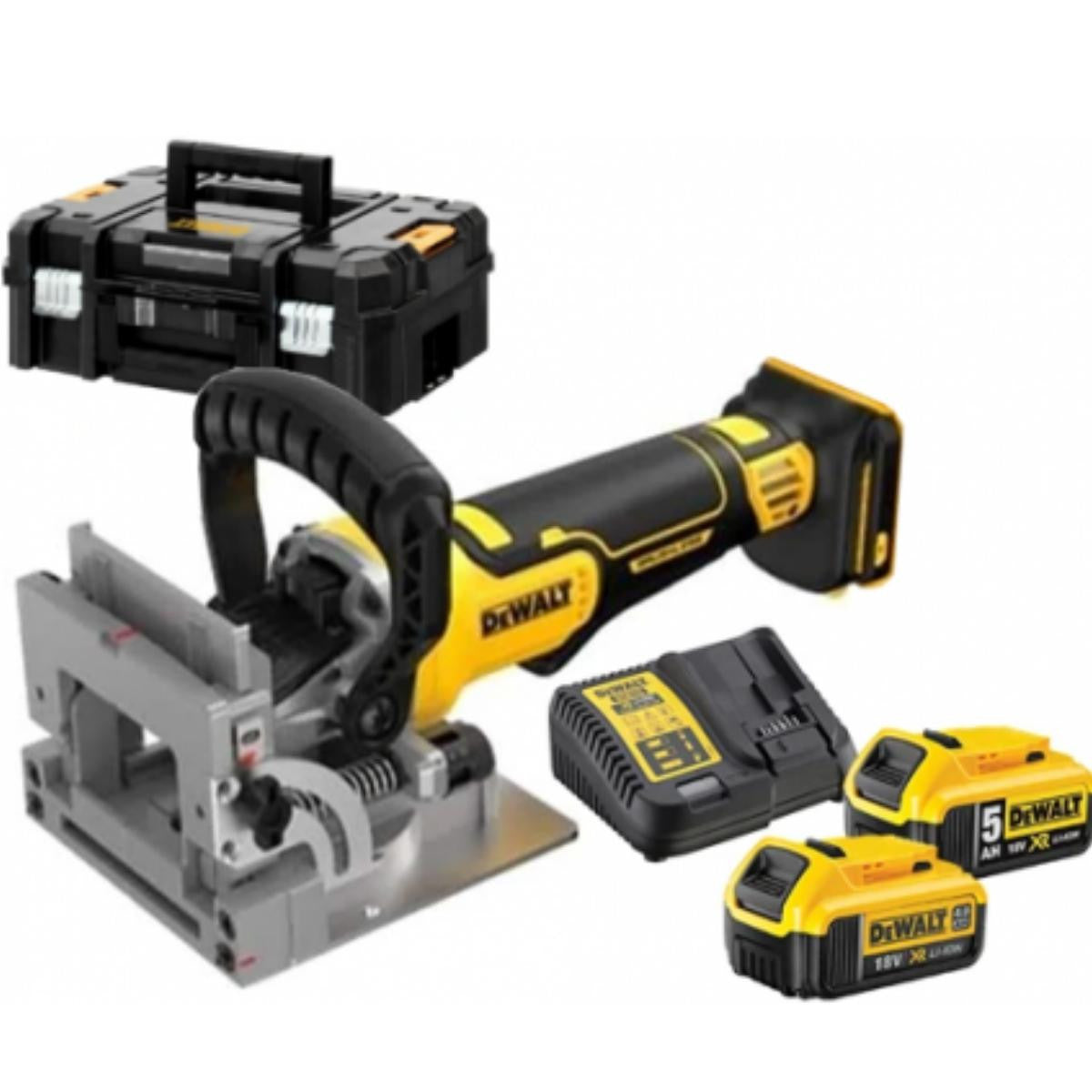Fraiseuse à lamelles 18v xr 2x5 ah dcw682p2-qw dewalt