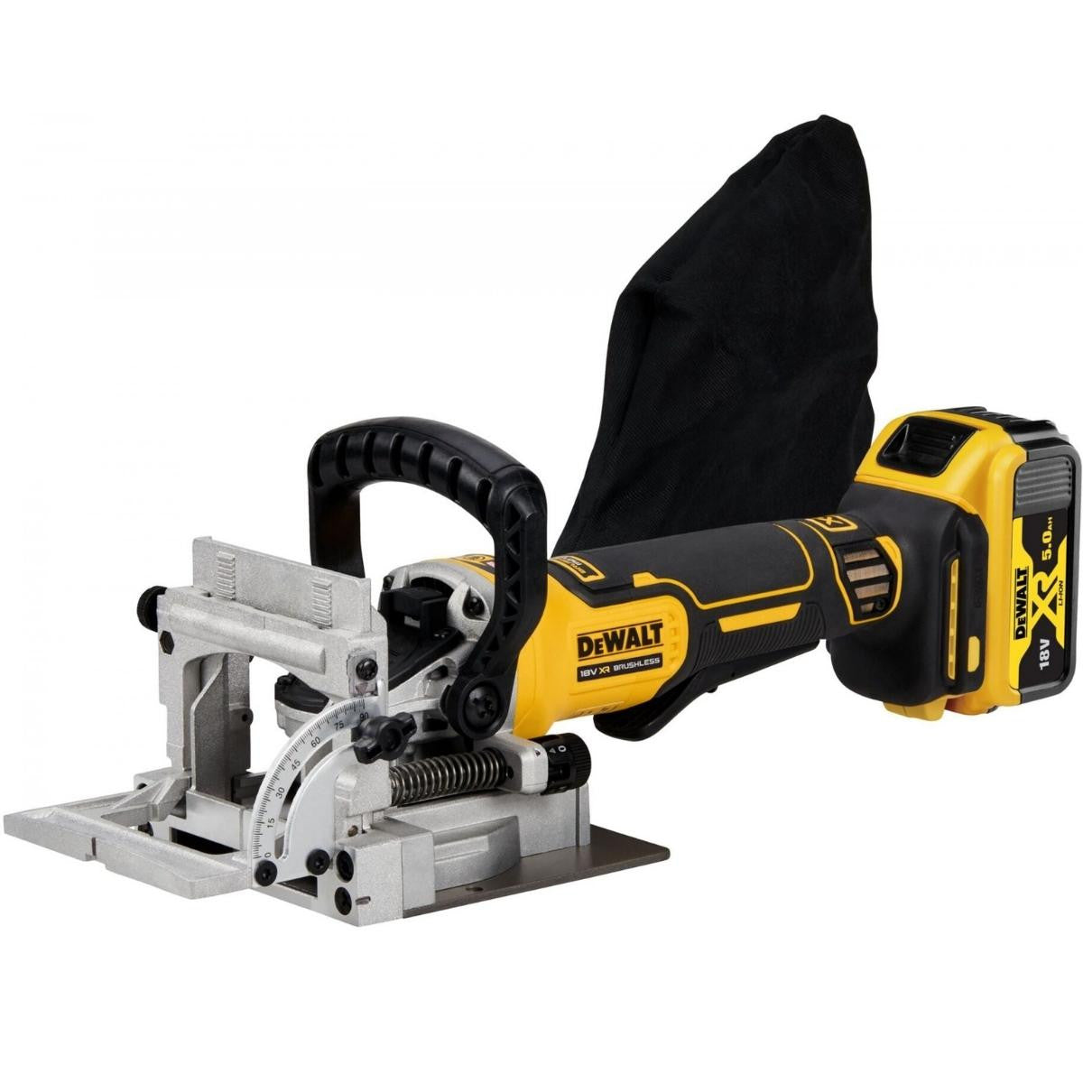 Fraiseuse à lamelles 18v xr 2x5 ah dcw682p2-qw dewalt