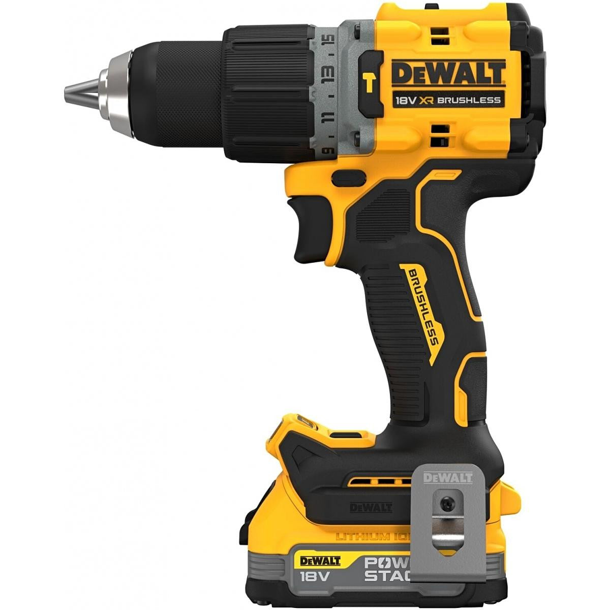 Pack perceuse percussion + visseuse à chocs 18v 2x1.7 ah powerstack dck2050e2t-qw dewalt