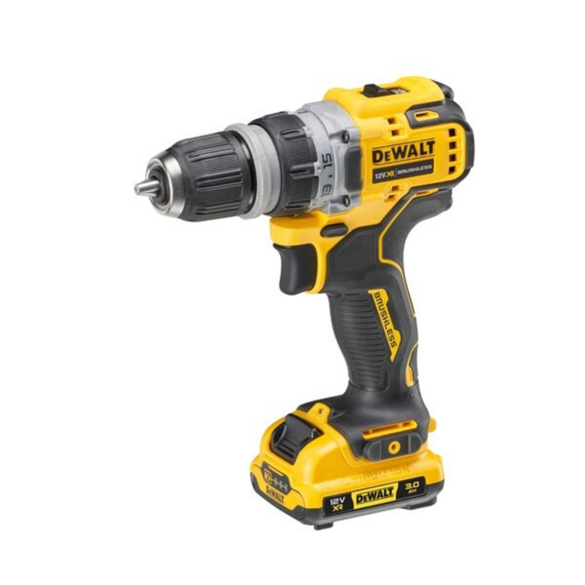 Perceuse visseuse à têtes multiples 12v xr 2x3 ah dcd703l2t-qw dewalt