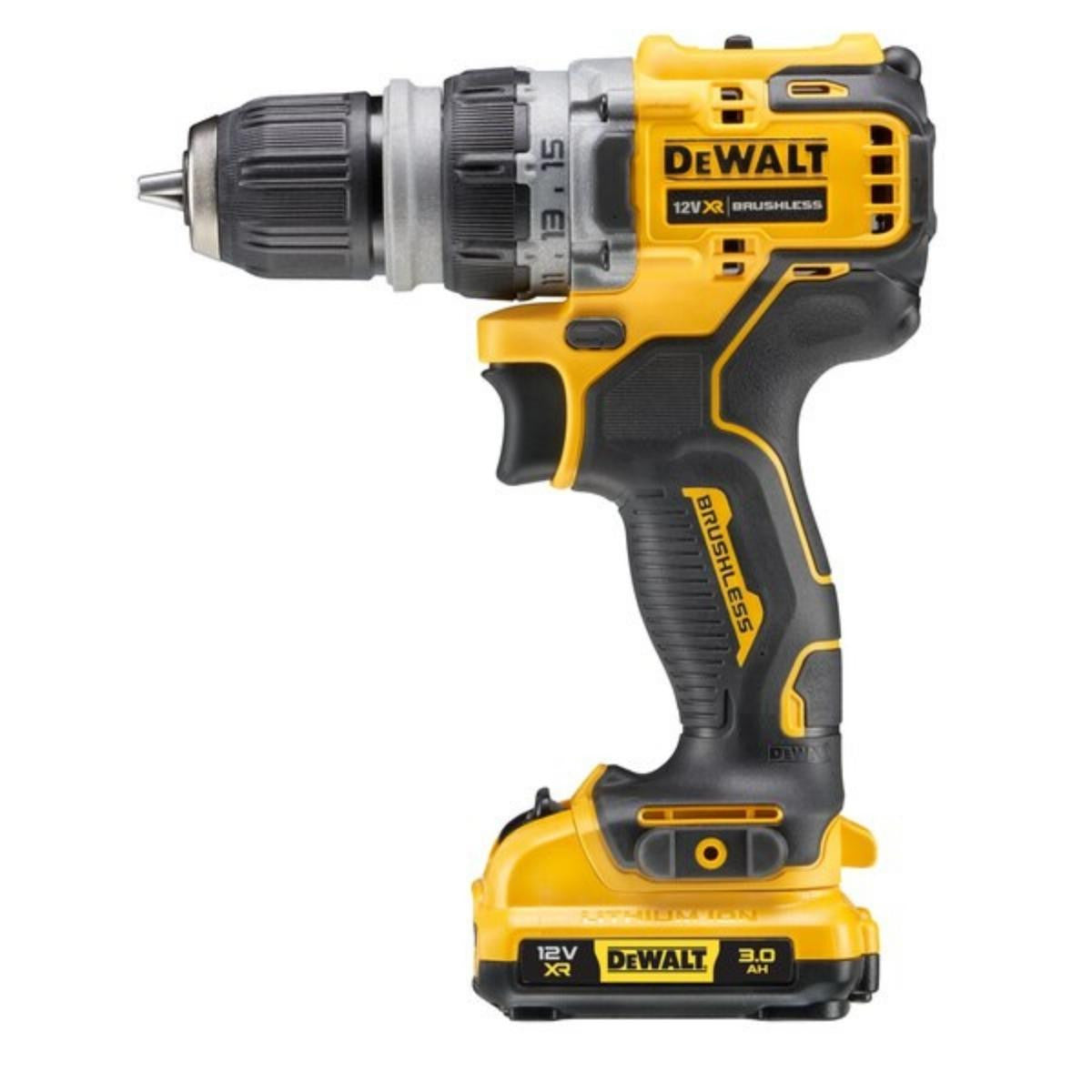 Perceuse visseuse à têtes multiples 12v xr 2x3 ah dcd703l2t-qw dewalt