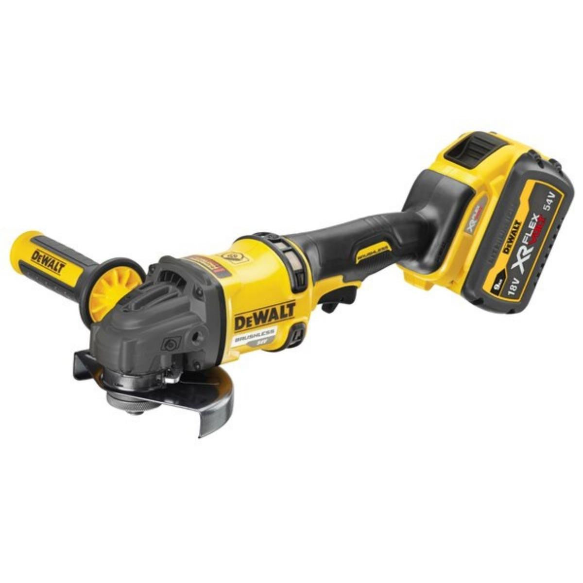 Meuleuse d'angle 54v xr flexvolt ø125 mm 2x3 ah dcg418x2-qw dewalt