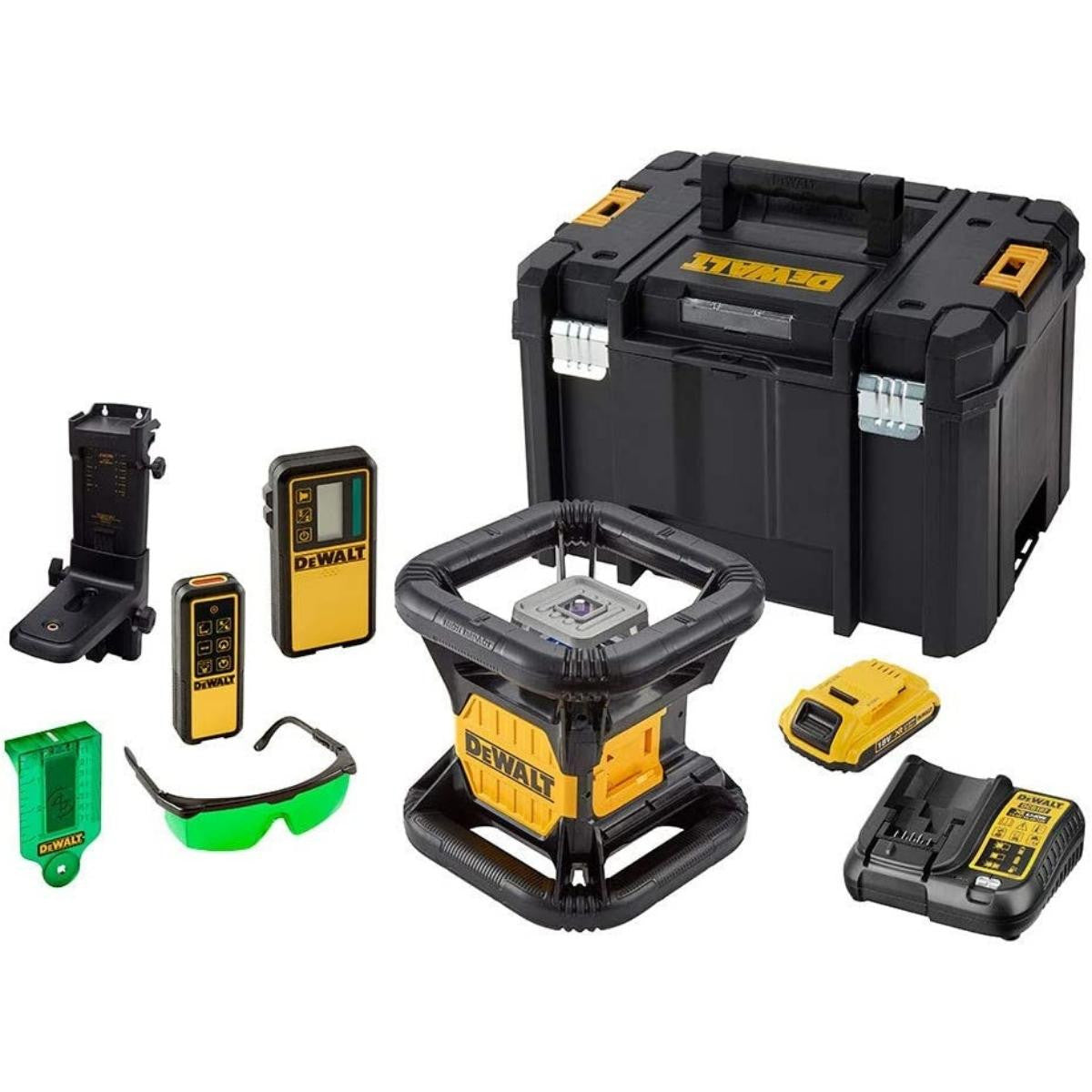 Laser rotatif vert double pente 18v xr 1x2ah dce079d1g-qw dewalt