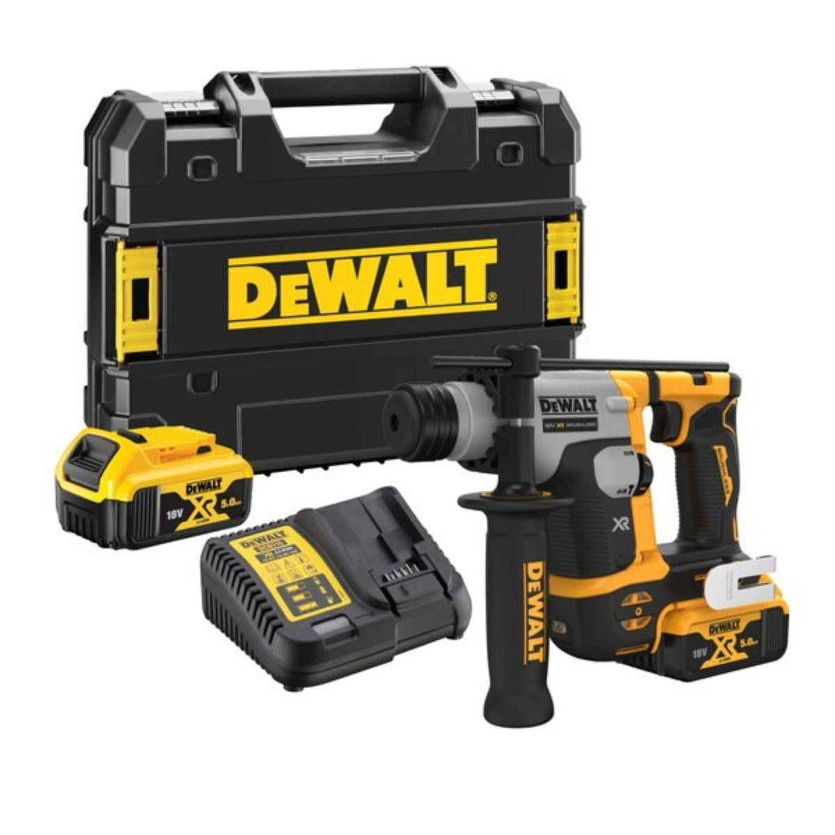 Perforateur sds-plus 18v xr 2x5 ah dch172p2-qw dewalt