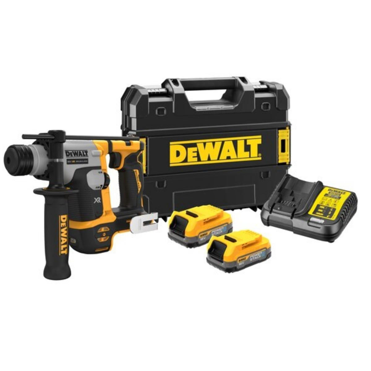 Perforateur sds-plus 18v powerstack 2x1.7 ah en tstak dch172e2t-qw dewalt