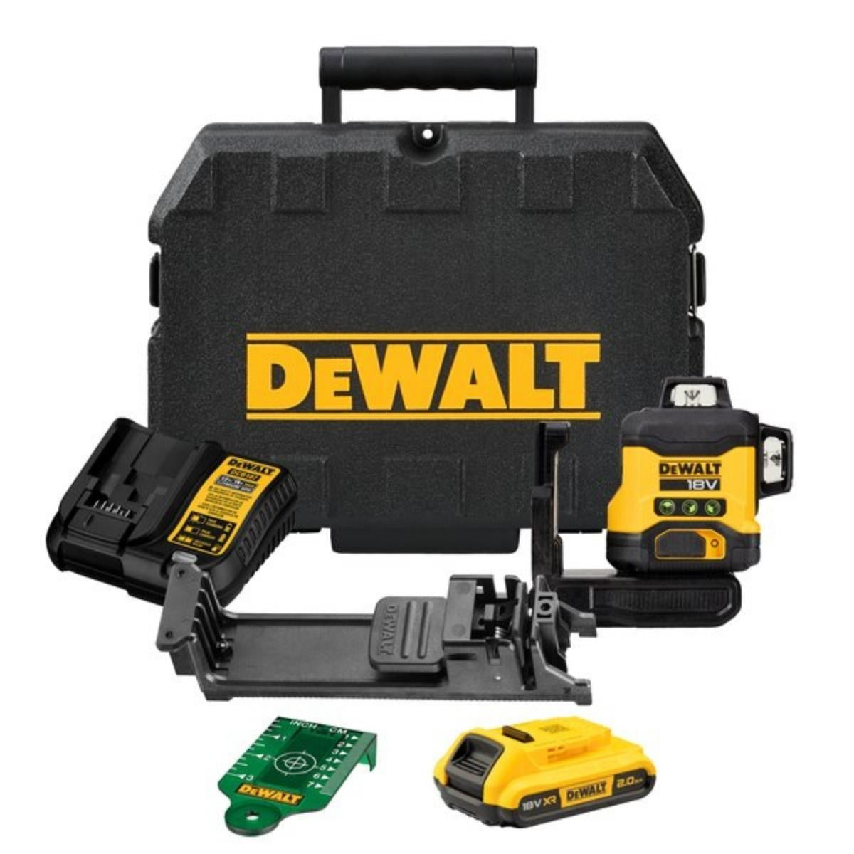 Laser multilignes vert 3x360° 18v xr 1x2 ah dcle34031d1-qw dewalt