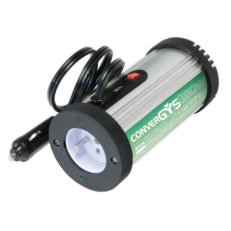 Convertisseur mobile 150w 12v-230v convergys 150 027022 gys