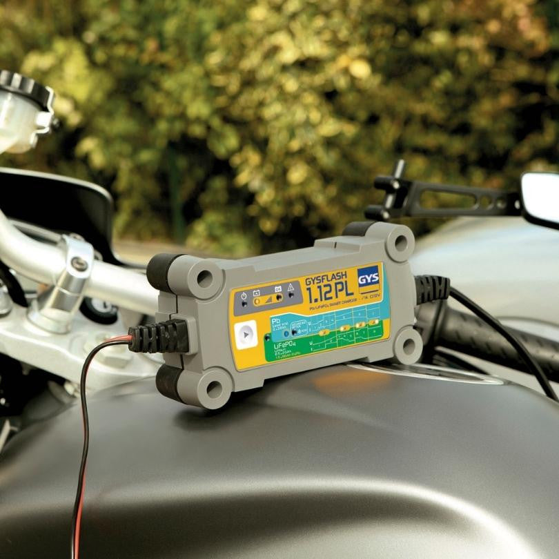 Chargeur batterie plomb/lithium 12v gysflash 1.12pl 026902 gys