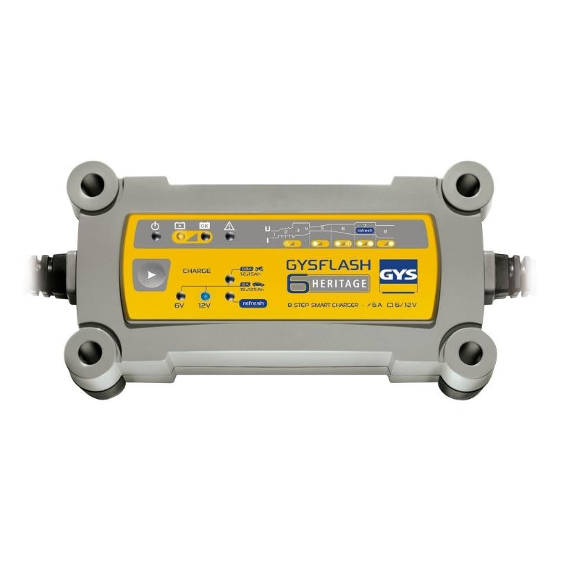 Chargeur batterie plomb gysflash heritage 6/12v 029538 gys