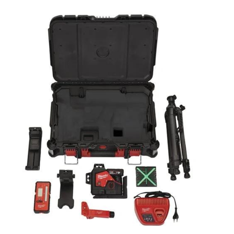 Laser 3 lignes vert 12v 4ah m12 3plkit-401p 4933478960 milwaukee