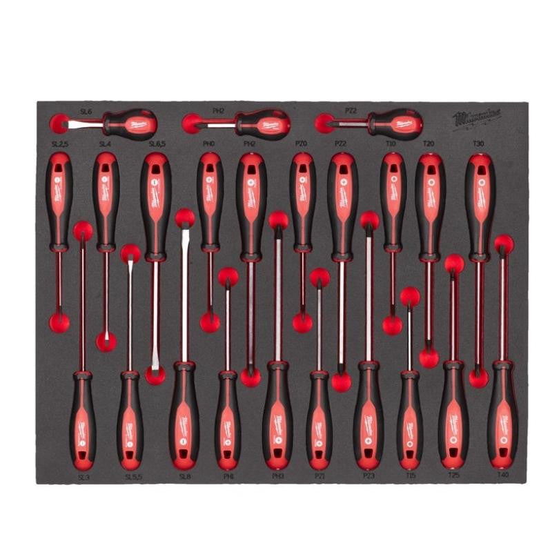 Module mousse tournevis trilobe 23 pcs 4932479830 milwaukee