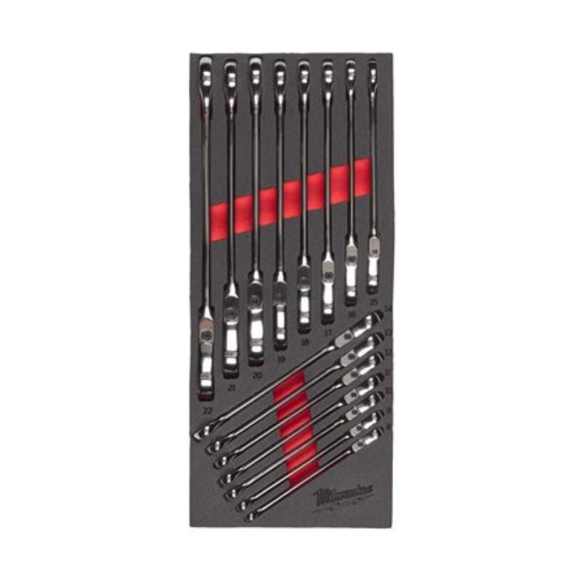 Module mousse clés à tête flexible maxbite 15 pcs 4932479829 milwaukee