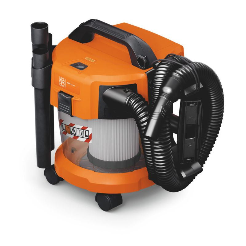 Aspirateur eau et poussière compact asbs 18-10 as solo 92604203010 fein