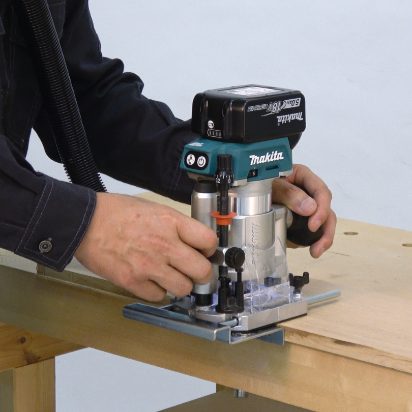 Affleureuse sans fil 18v lxt ø6/8mm 2x5 ah drt50rtjx3 makita