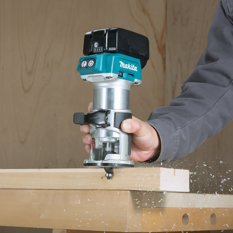Affleureuse sans fil 18v lxt ø6/8mm 2x5 ah drt50rtjx3 makita
