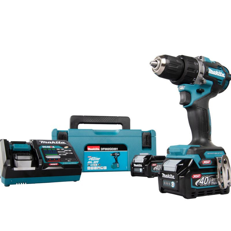 Perceuse visseuse 40v max xgt 2x2,5ah df002gd201 makita