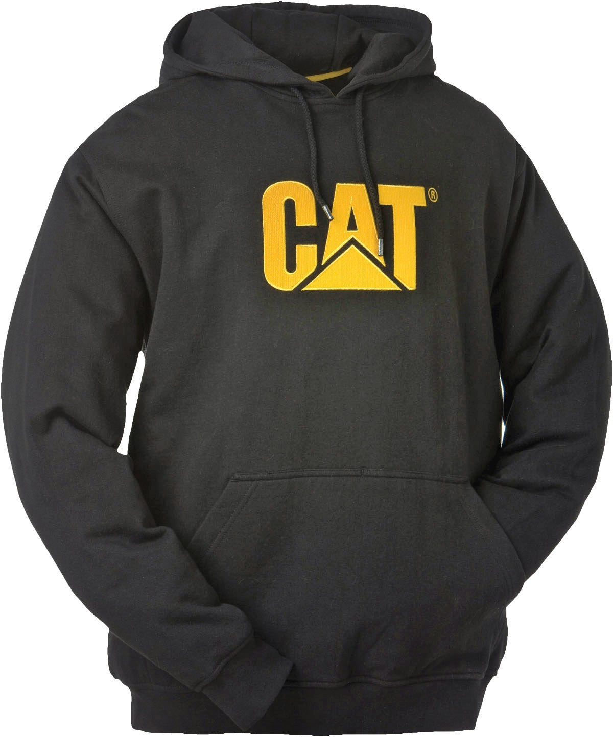 Sweatshirt à capuche noir trademark w10646 caterpillar