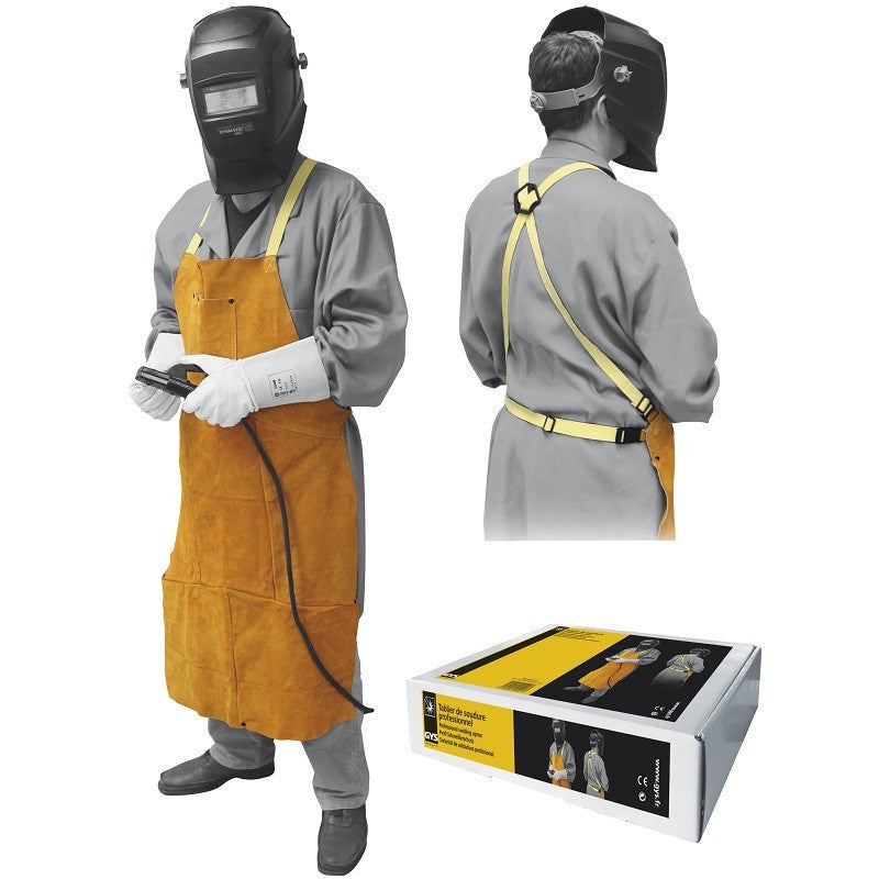 Tablier de soudure professionnel cuir 045217 gys