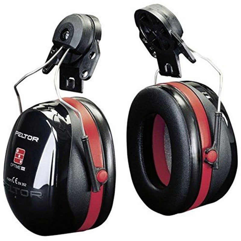 Coquilles anti-bruit noires pour casque peltor optime iii h540p3 3m