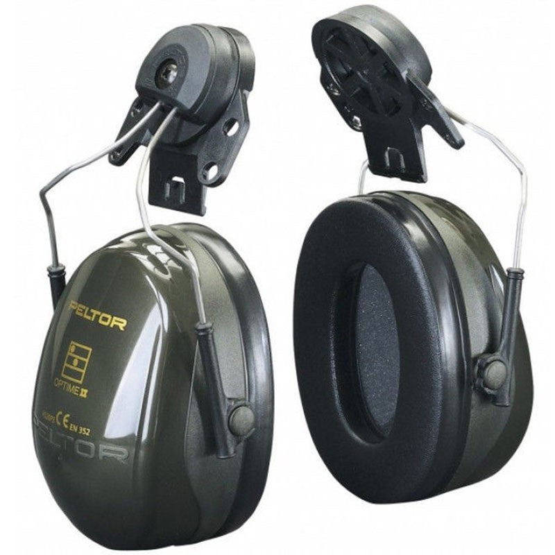Coquilles anti-bruit vertes pour casque peltor optime ii h520p3 3m