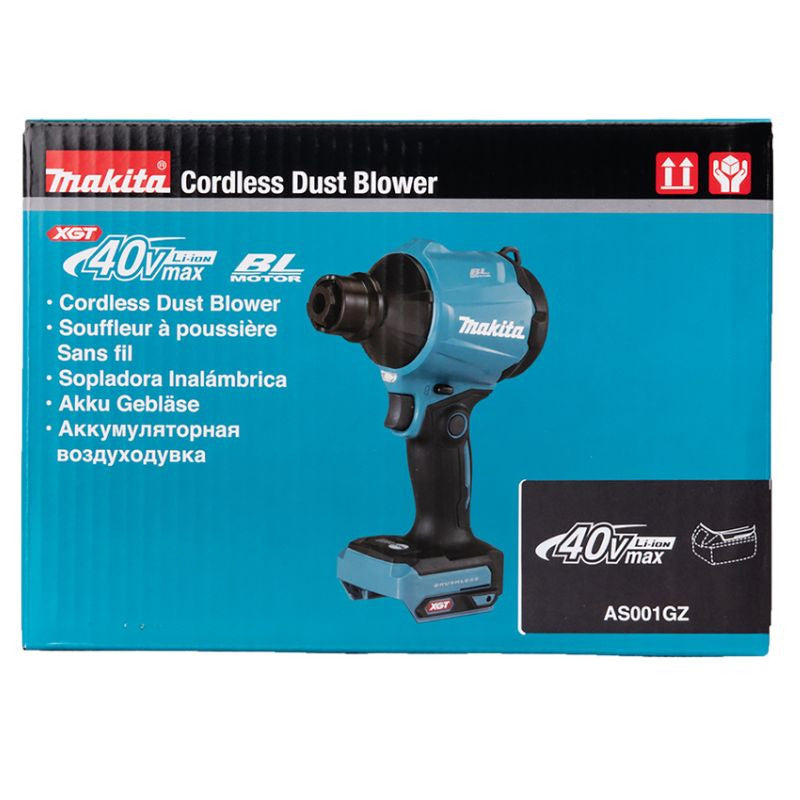 Souffleur à poussière sans fil 40v max xgt solo as001gz makita
