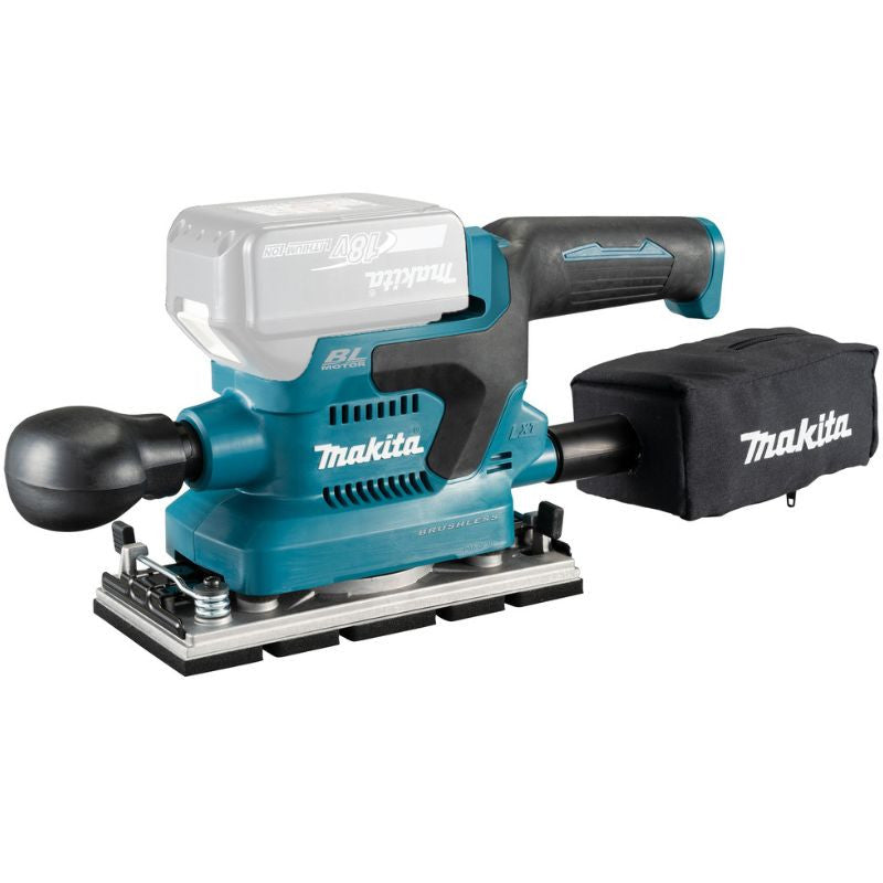 Ponceuse vibrante 18v lxt 93x185 mm solo dbo380z makita