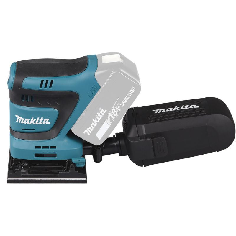 Ponceuse vibrante 18v lxt 112x102 mm solo dbo480z makita