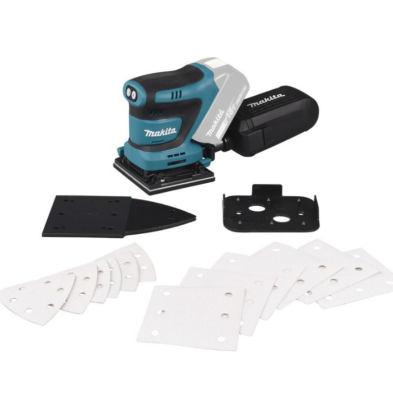 Ponceuse vibrante 18v lxt 112x102 mm solo dbo480z makita