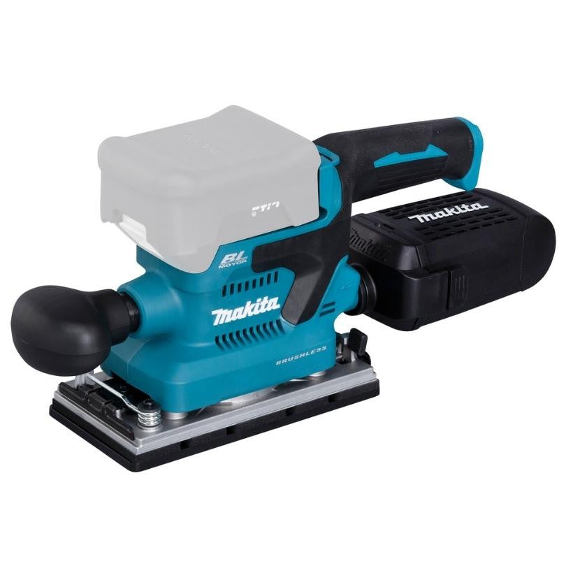 Ponceuse vibrante 18v lxt 93x185 mm + aws solo dbo381zu makita