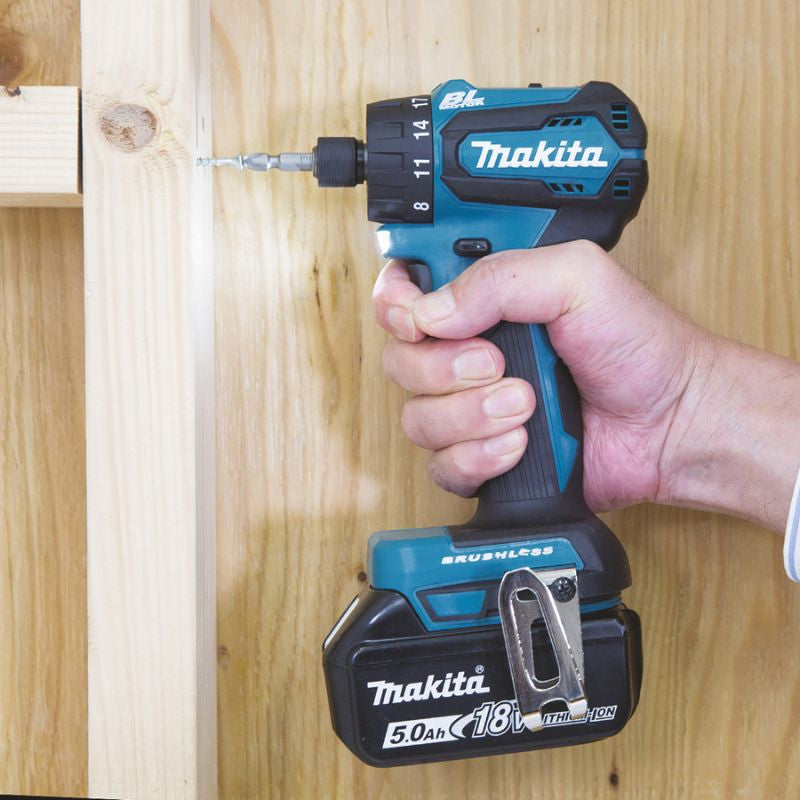 Perceuse 18v lxt 1/4'' 40 nm 2x3 ah en makpac ddf083rfj makita