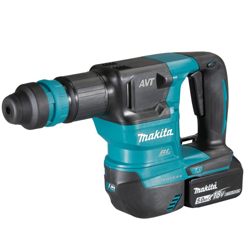 Burineur décapeur sds-plus 18v lxt 2x5 ah en makpac dhk180rtj makita