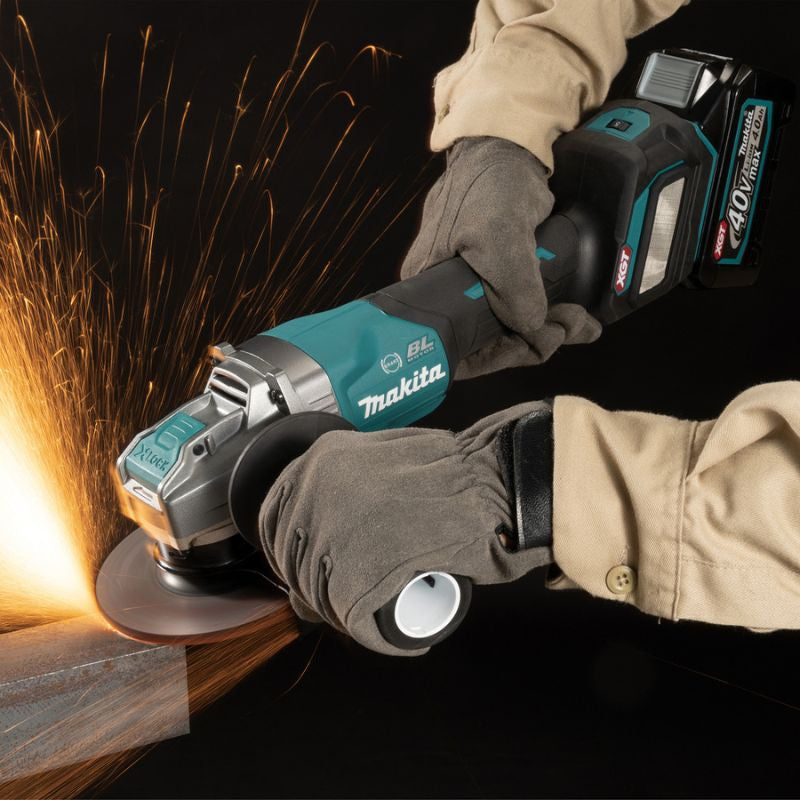 Meuleuse 125mm 40v max xgt 2x4ah ga044gm203 makita