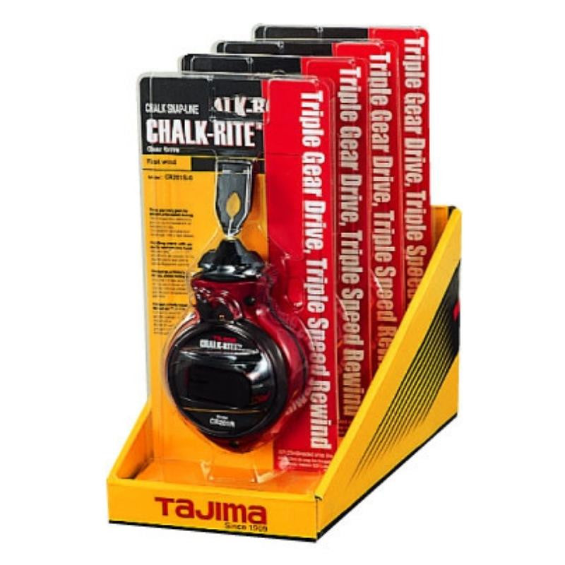 Cordeau traceur chalk-rite 25m 5 vitesses cr201r tajima