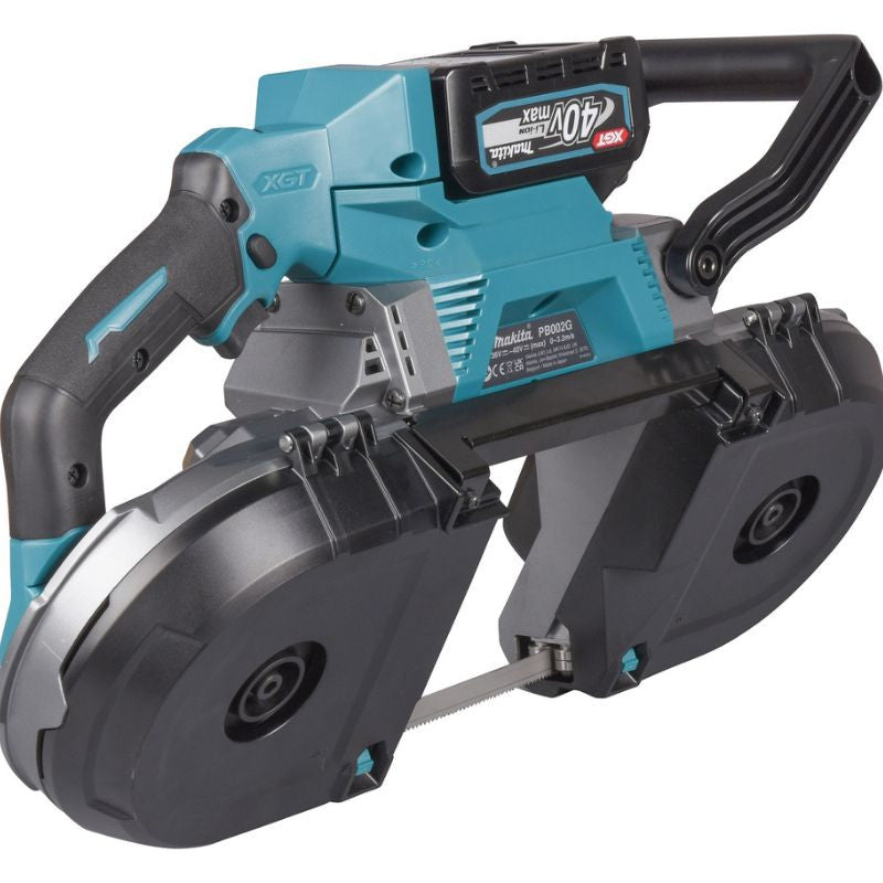 Scie à ruban 127mm 40v max xgt 2x4ah pb002gm201 makita