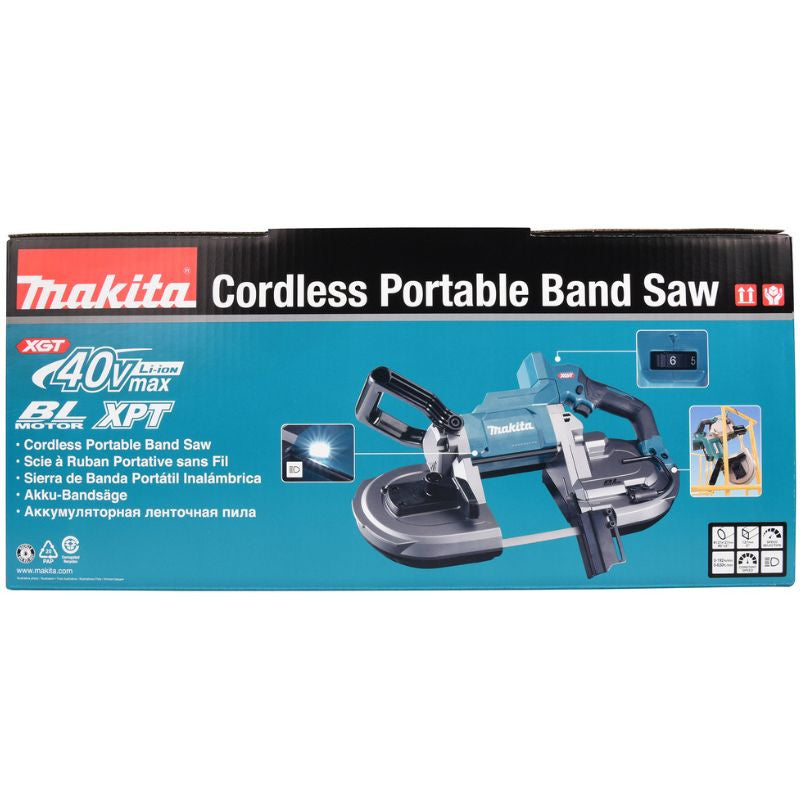 Scie a ruban 127mm 40v max xgt solo pb002gz makita