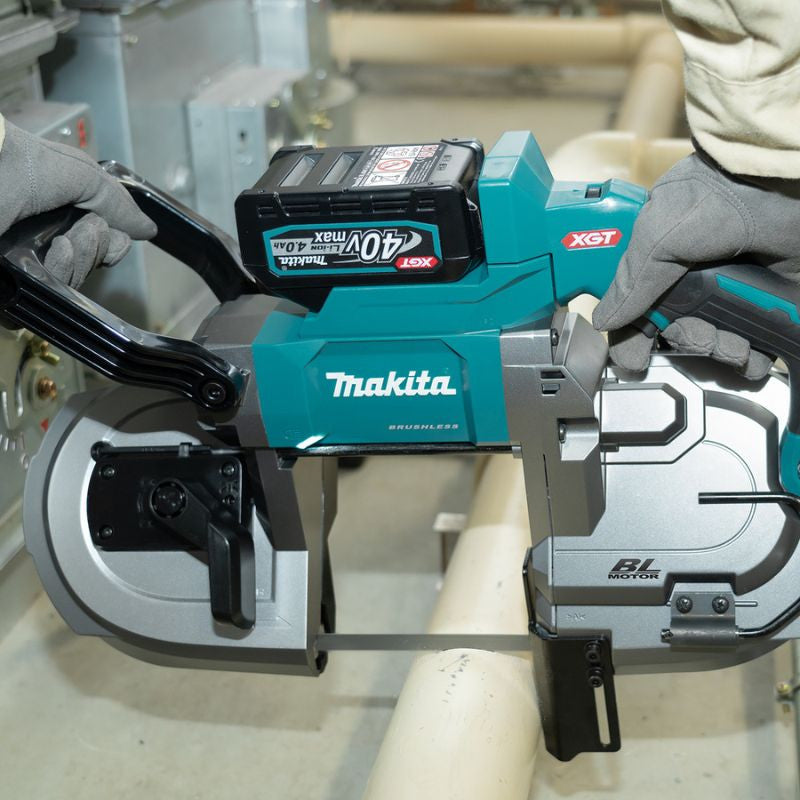 Scie a ruban 127mm 40v max xgt solo pb002gz makita