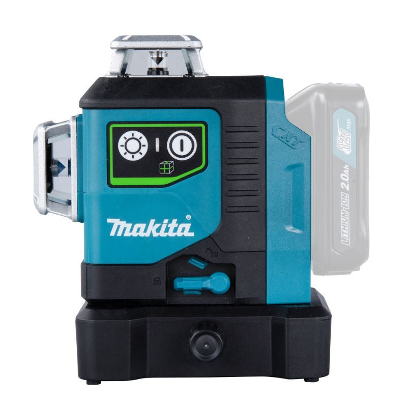 Laser croix vert 12v cxt portée de 35m 360° solo sk700gd makita