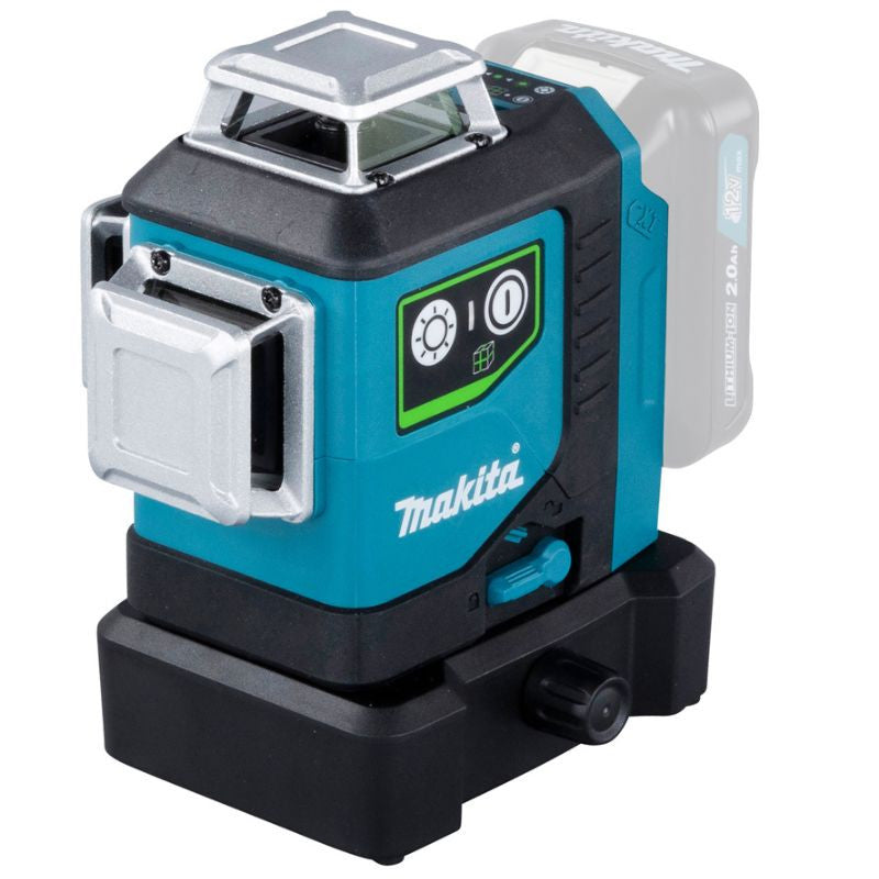 Laser croix vert 12v cxt portée de 35m 360° solo sk700gd makita