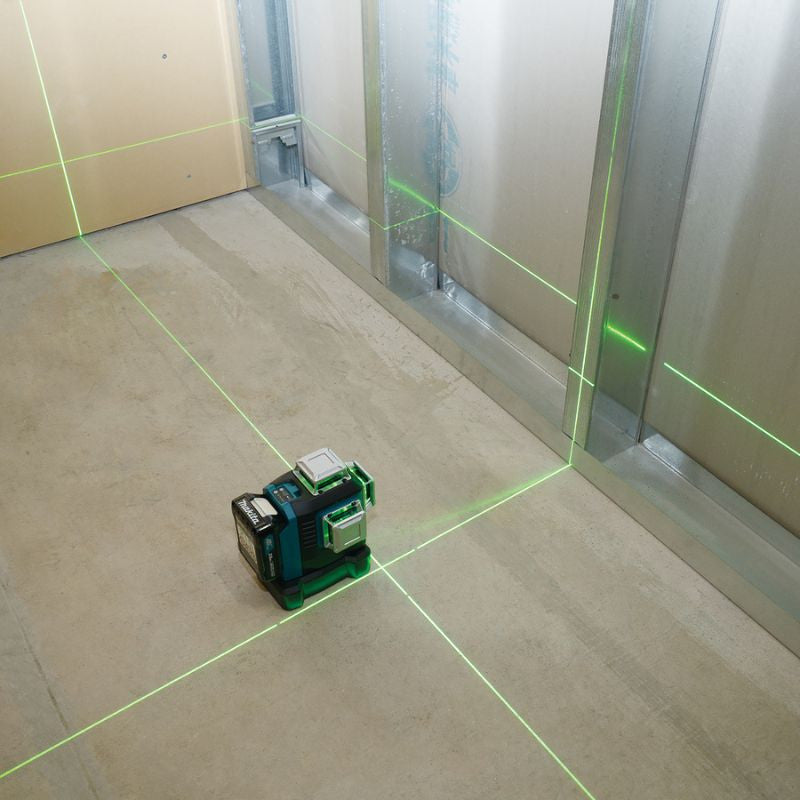 Laser croix vert 12v cxt portée de 35m 360° solo sk700gd makita