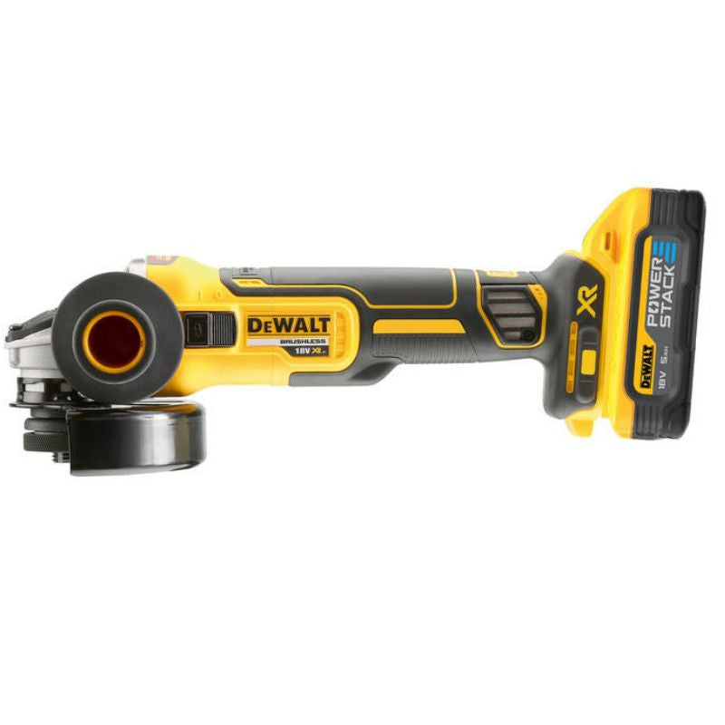 Meuleuse d'angle 18v xr powerstack ø125 mm 2x5 ah dcg405h2t-qw dewalt