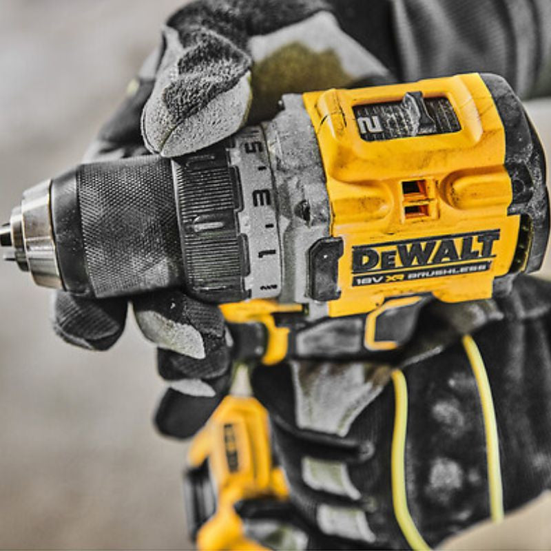 Perceuse visseuse 18v powerstack 2x5 ah en tstak dcd800h2t-qw dewalt
