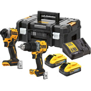 Kit powerstack perceuse dcd805 + visseuse dcf850 18v 5ah dck2050h2t-qw dewalt