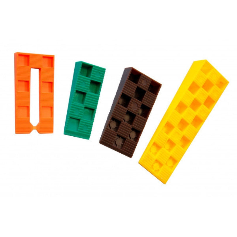 Assortiment de cale crantée x245 pcs 188455 edma