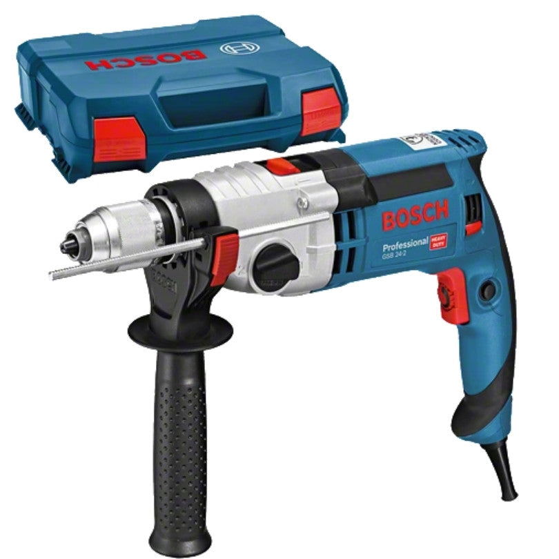 Perceuse à percussion 1100w gsb24-2 060119c801 bosch
