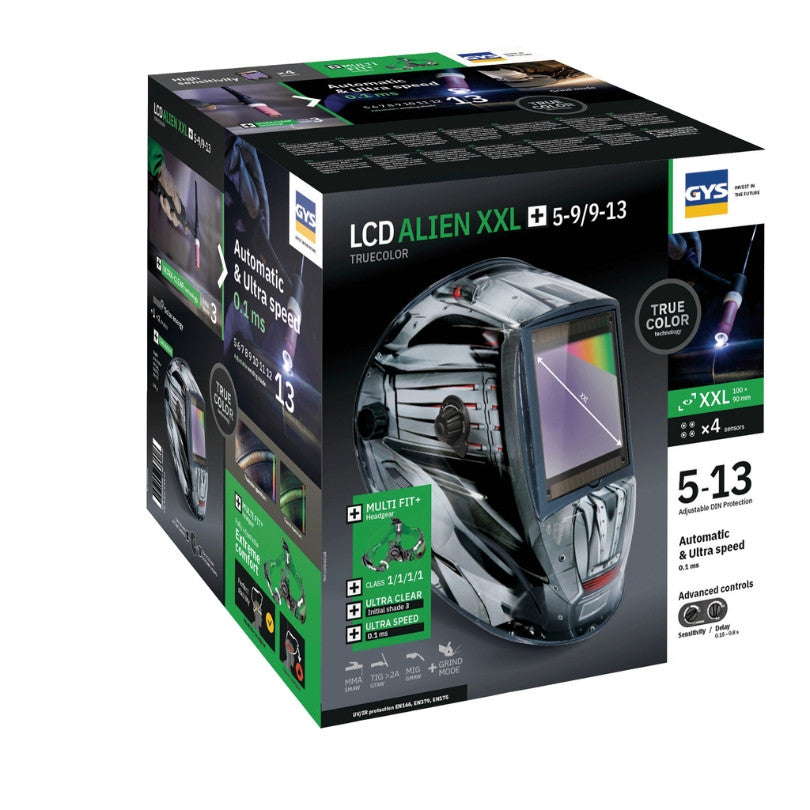Masque soudure lcd alien true color xxl 068698 gys