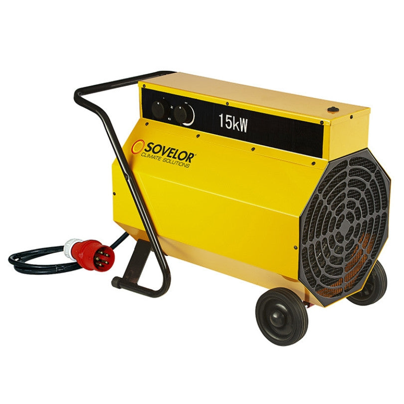 Chauffage électrique portable air pulsé triph. 15kw c15 sovelor