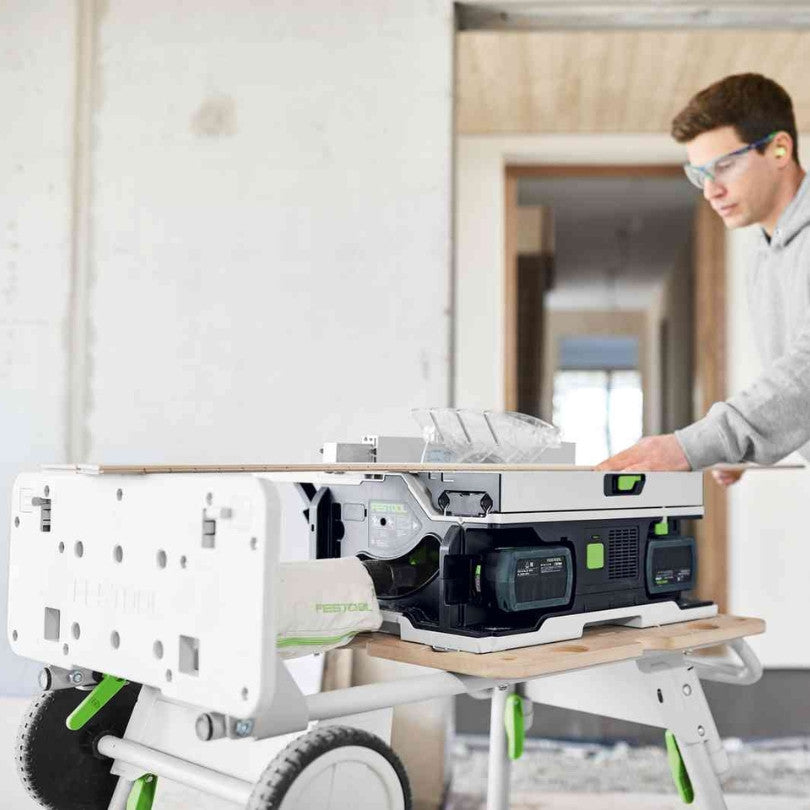 Scie sur table sans fil csc sys 50 ebi-basic 576820 festool