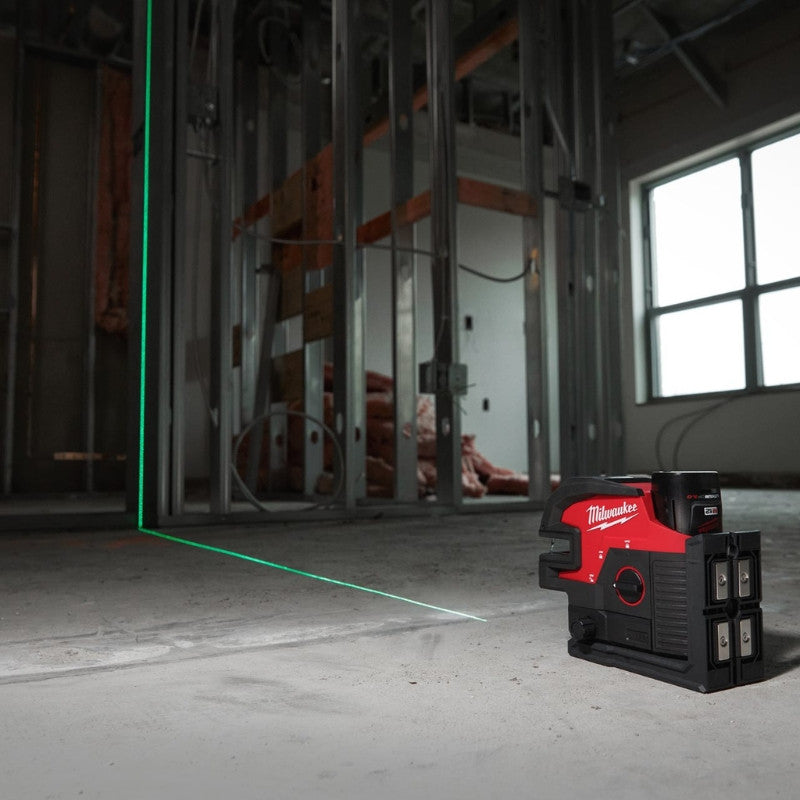 Laser vert 2 lignes 3ah m12 cll4p-301c 4933479203 milwaukee